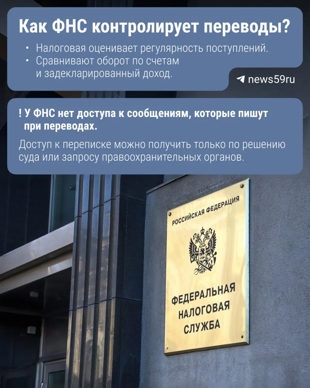 Законопроект предлагает обязать Центробанк передавать в ФНС сведения о переводах через Систему быстрых платежей. В зоне внимания — операции свыше 2,4 млн рублей в год. Документ пока не принят.