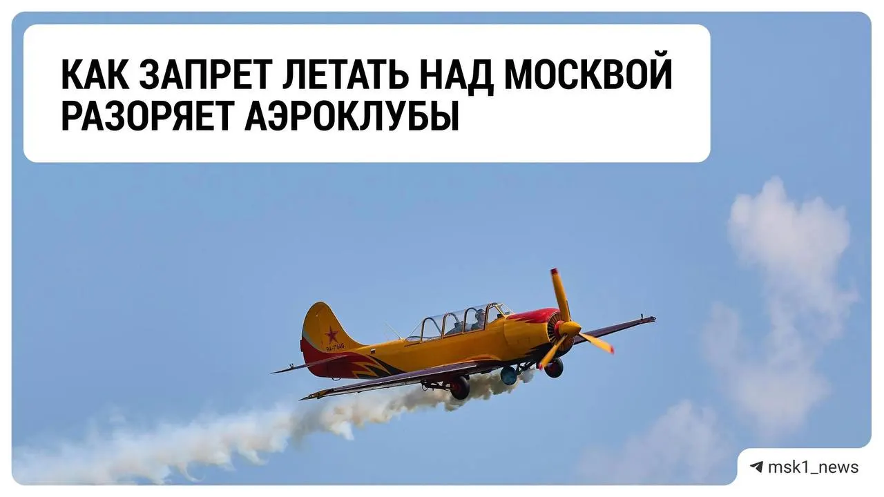 Подмосковные аэроклубы переживают кризис на фоне ограничений полётов и неопределённости сроков их продления; отрасль терпит убытки и ожидает развязки после решения по СВО и противодействию дронам.
