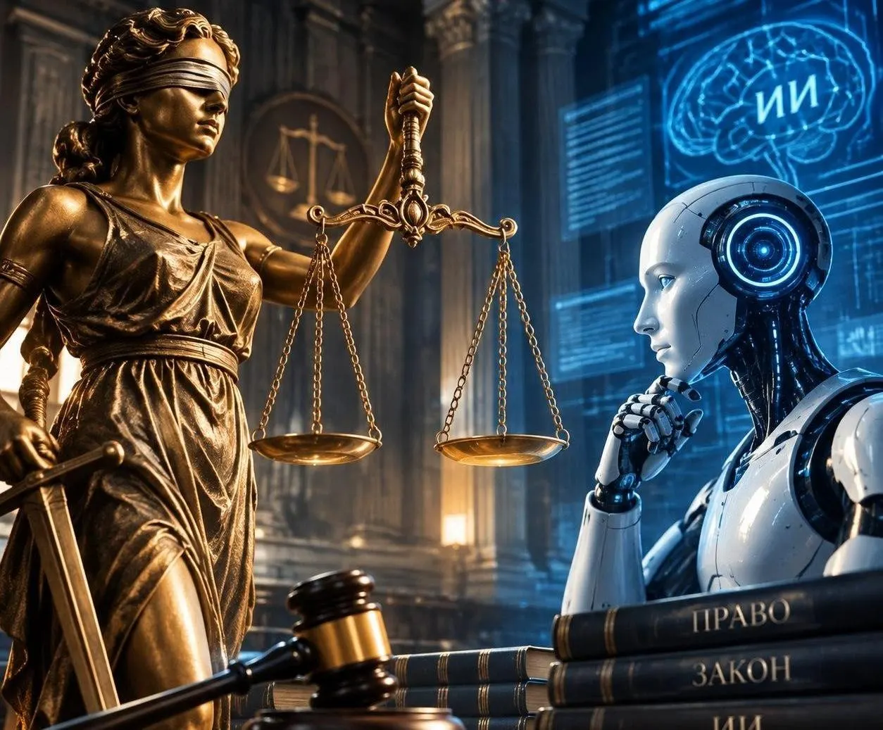 Через год в судах начнут применяться системы искусственного интеллекта, которые будут помогать принимать решения.