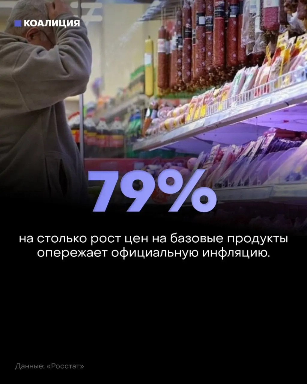 Базовый набор подорожал на 8,5%, овощи и мясо — в лидерах роста. Еда занимает рекордную долю расходов россиян, а многие переходят на экономию на покупках у дома.